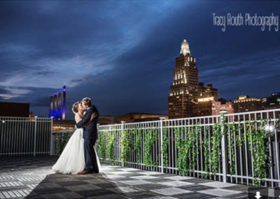 couple on roof tracy routh