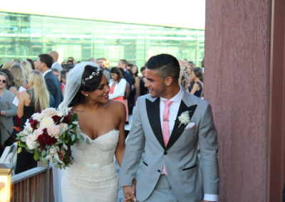 couple pink tie