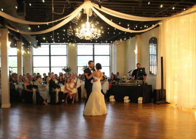 solo dance under chandelier